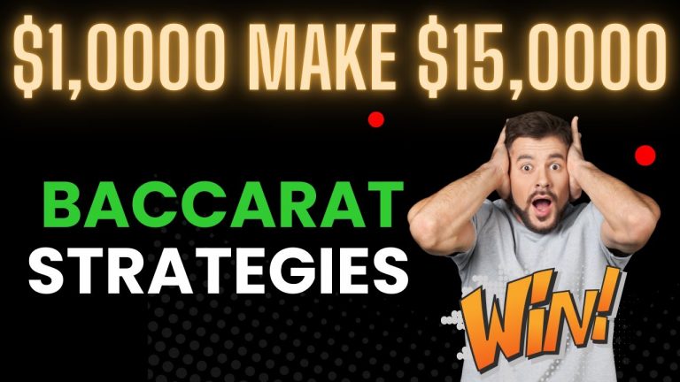 Baccarat strategies 2025 : How to Win at Baccarat with 99.9% Winrate $1000 make 15000$ 5 minues