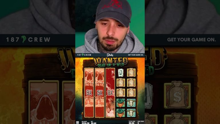 Chasing losses on Wanted finally pays! #casino #streamer #money #rich #gambling #crypto #bitcoin