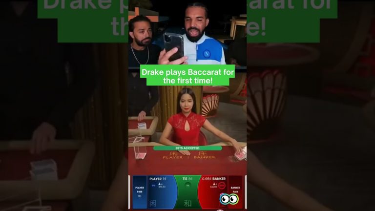 Drake plays Baccarat for the first time!