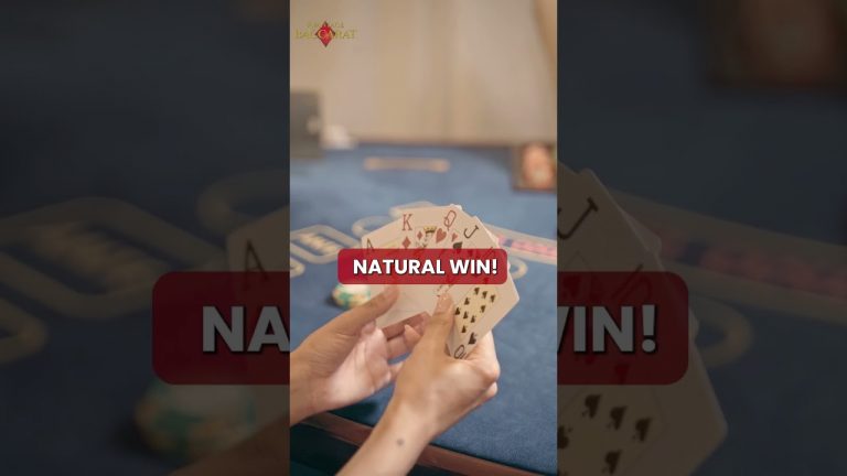 Ever Heard Of A Natural Win? #shorts #casino #baccarat