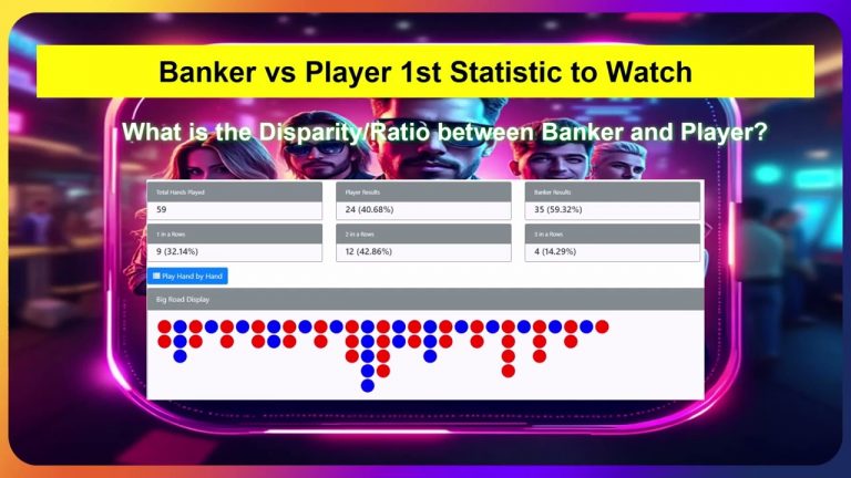 How to Win at Baccarat | Becoming an Advantage Player Part 1 B vs P the most obvious statistic first