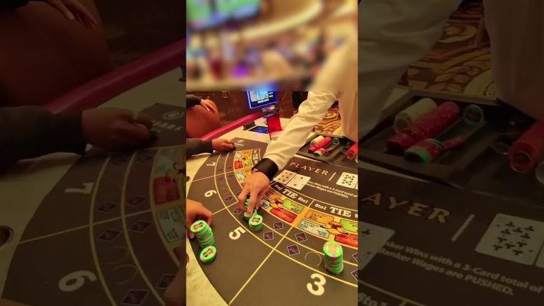 INTENSE HIGH LIMIT BACCARAT CAN YOU SPOT DEALERS MISTAKE? #baccarat #gambling #comedy #casino