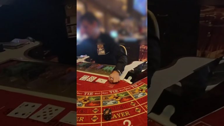 INTENSE HIGH LIMIT BACCARAT SESSION YALL WANT THE FULL VIDEO? #baccarat #gambling #comedy #casino