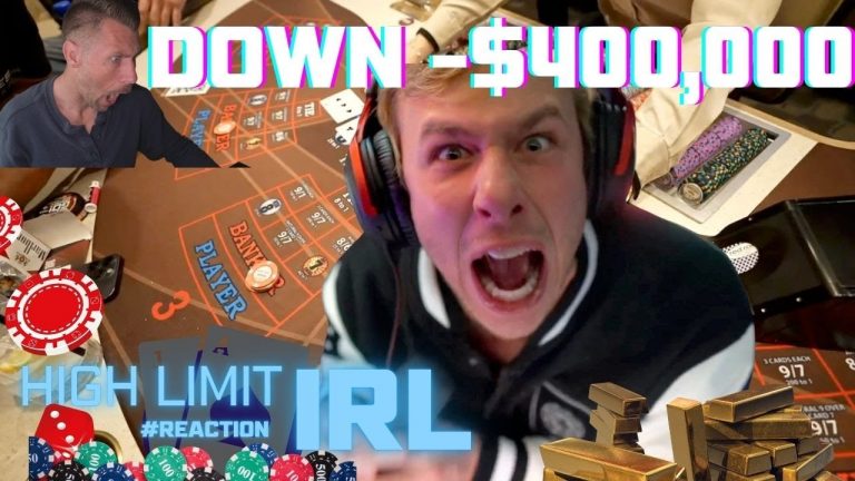 (NEW) Xposed Down $400,000 Playing High Limit Baccarat At The Red Rock Casino #reaction