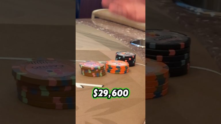 One hand away from $30k, what could go wrong? #casino #blackjack #baccarat #gambling #comedy #skit