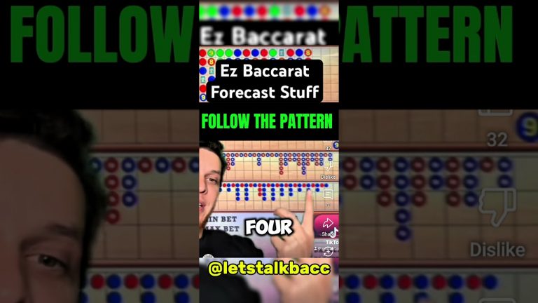 SEE I’M NOT THE ONLY ONE WHO KNOWS TO FOLLOW THEPATTERNS #letstalkbacc #casino #baccarat #win