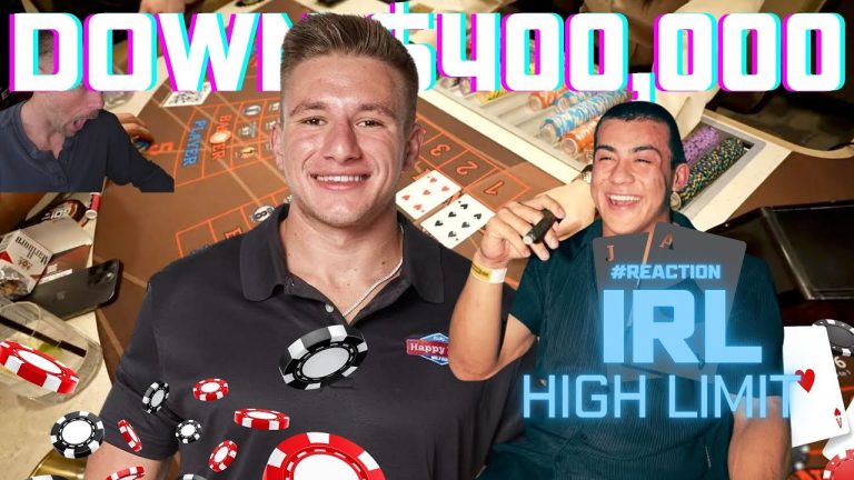 Stevewilldoit & Togi Down $400,000 Playing High Limit Baccarat From Bad To Worse #reaction