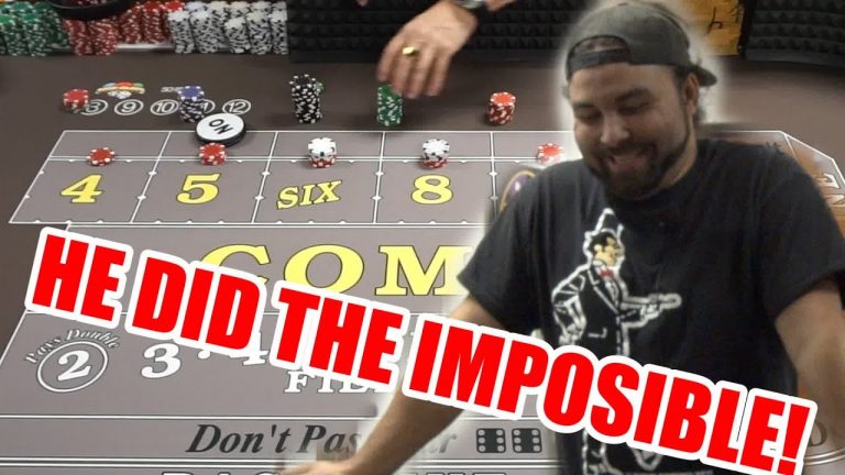 WE THOUGHT IT WAS OVER 30 Roll Craps Challenge – WIN BIG or BUST #471