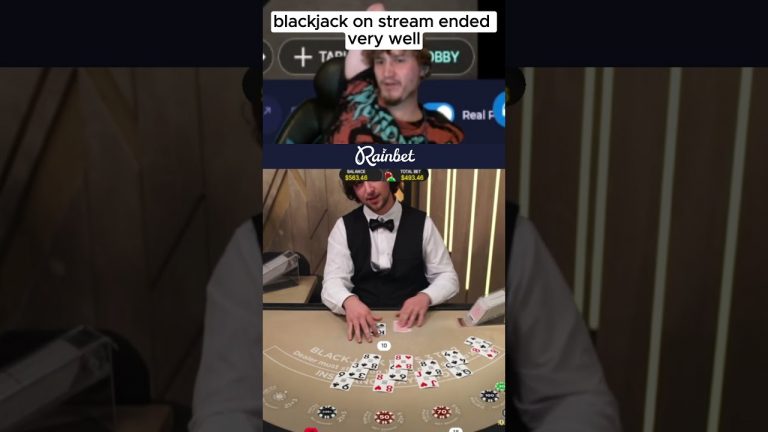 good blackjack play on stream